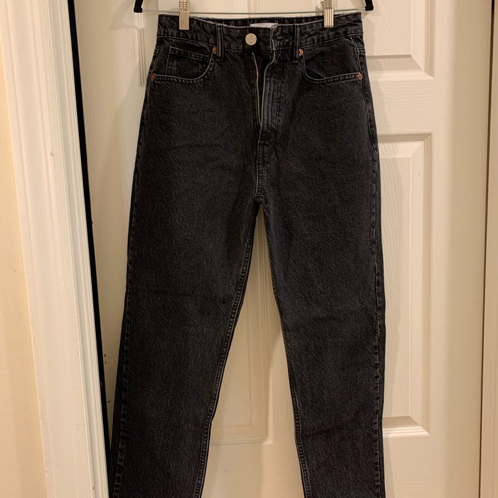 Zara Black Straight Leg Jeans